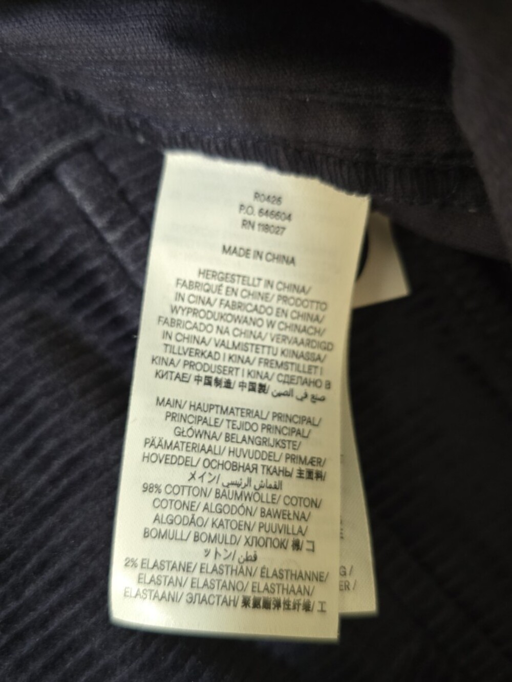 Boden Belgravia Cord Pants In Navy 10P Patch Pockets Chic For Fall Winter - Picture 7 of 8